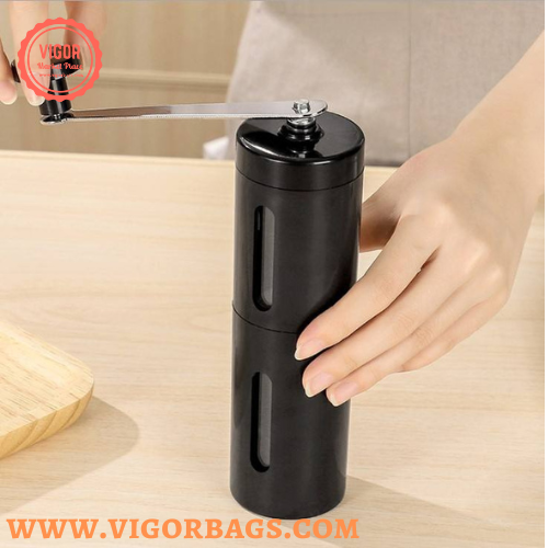 Portable Hand Coffee Bean Grinder Adjustable Knob Settings -: Mix & Match Colors