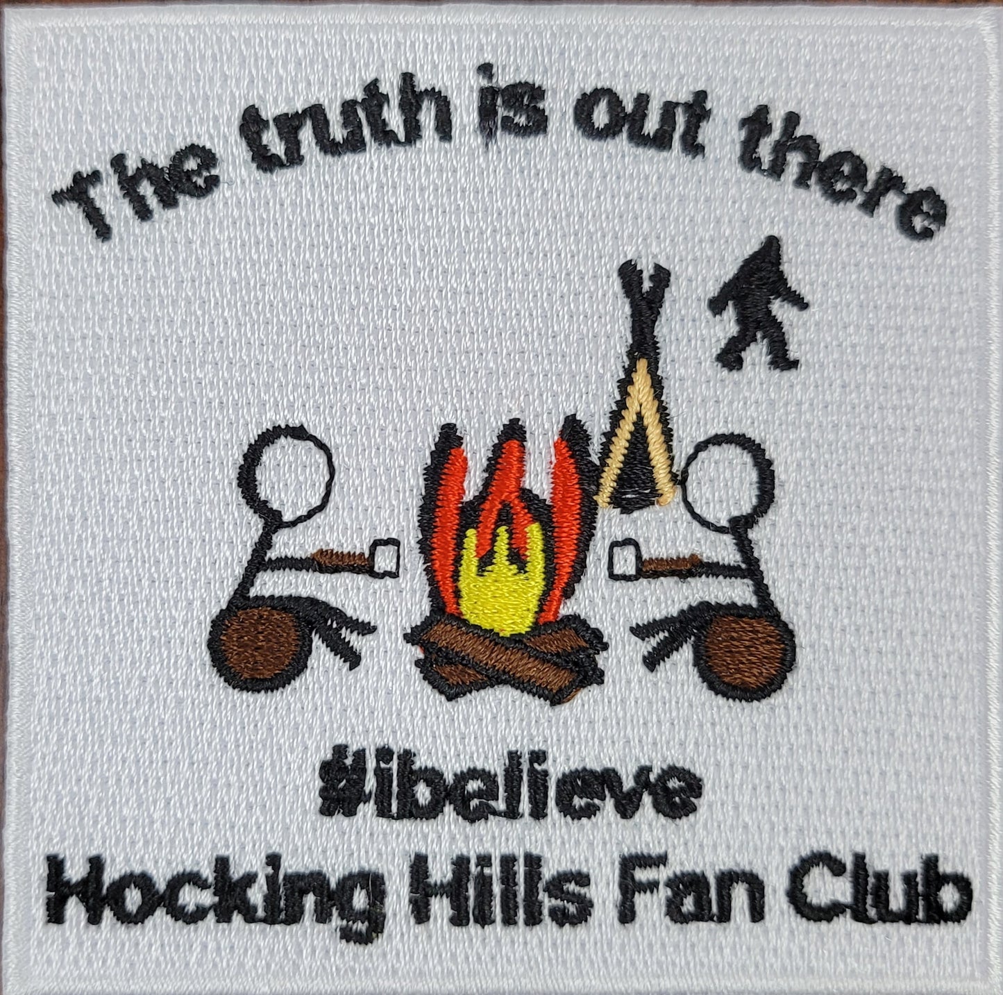 Hocking Hills Fan Club Iron On Patch