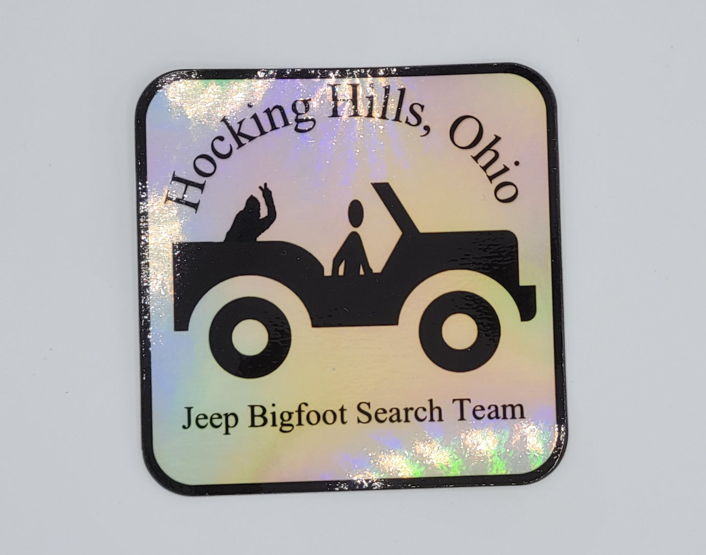 Jeep Bigfoot Search Team Bumper Sticker