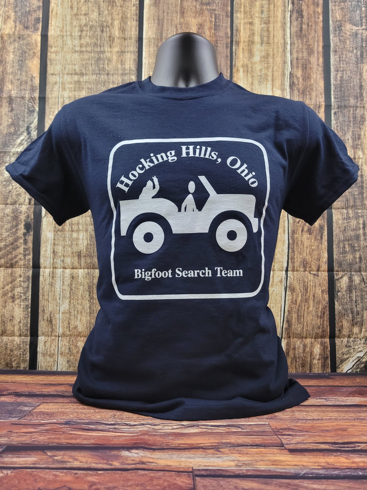 Bigfoot Search Team Jeep T-Shirt