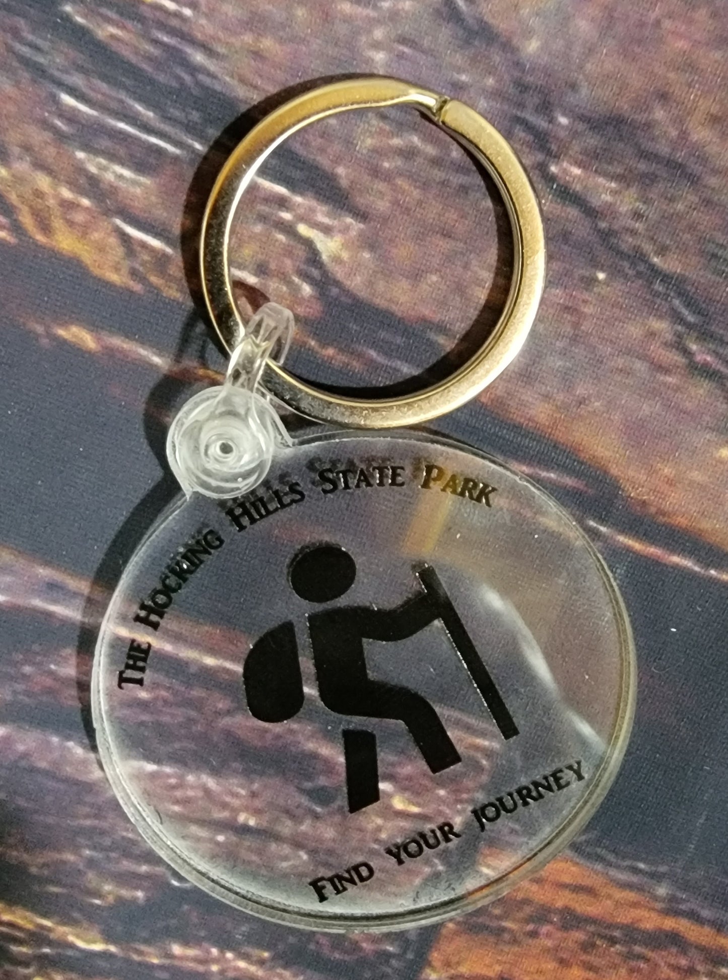 The Hocking Hills State Park Keychain