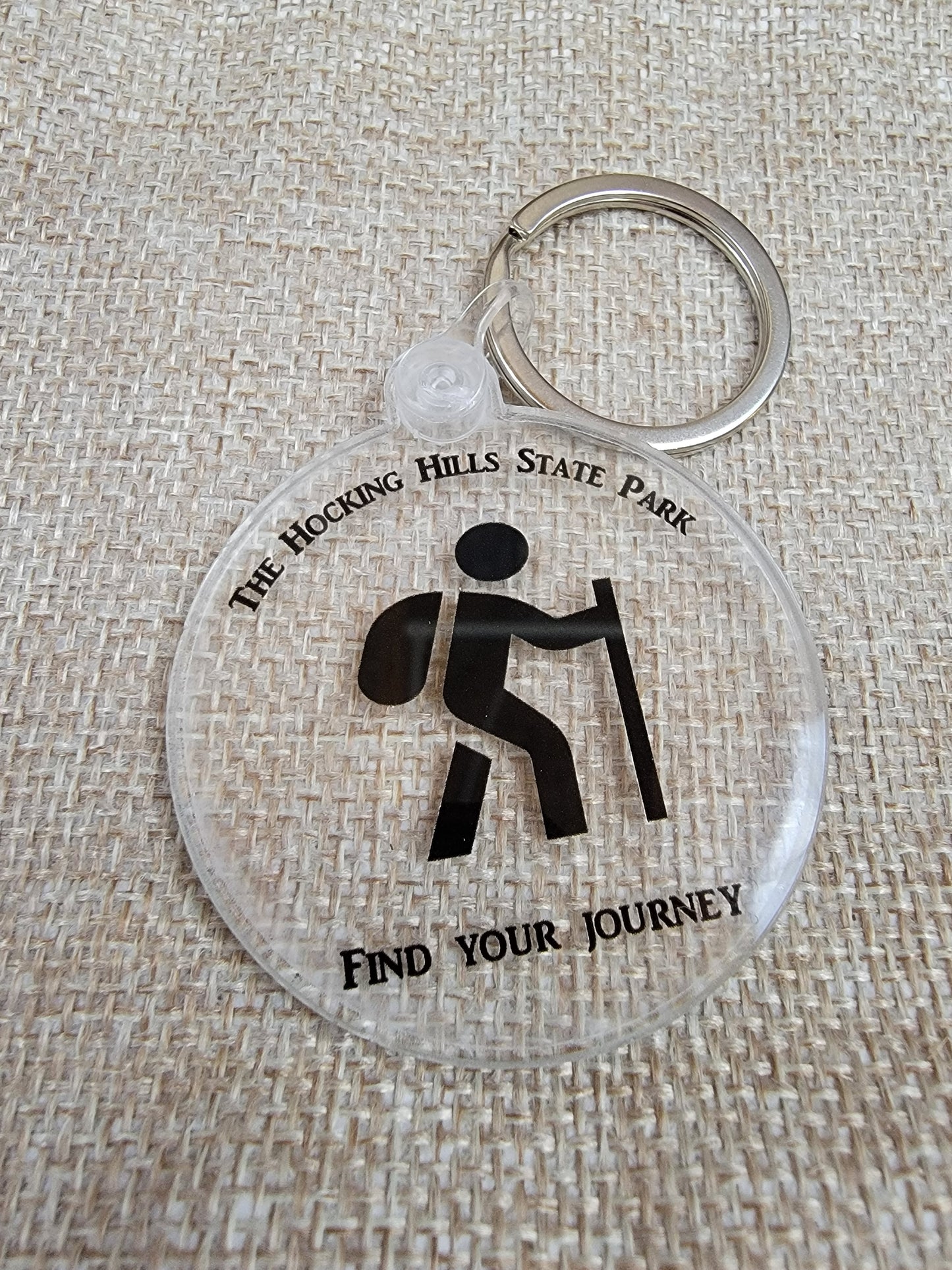 The Hocking Hills State Park Keychain