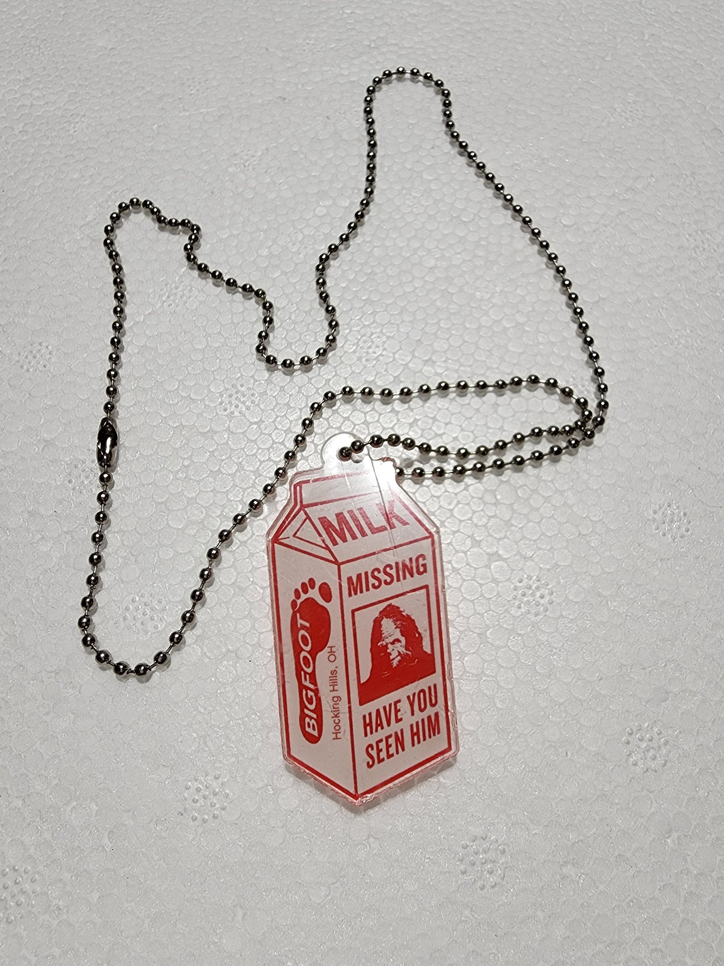 Missing Bigfoot Pendant