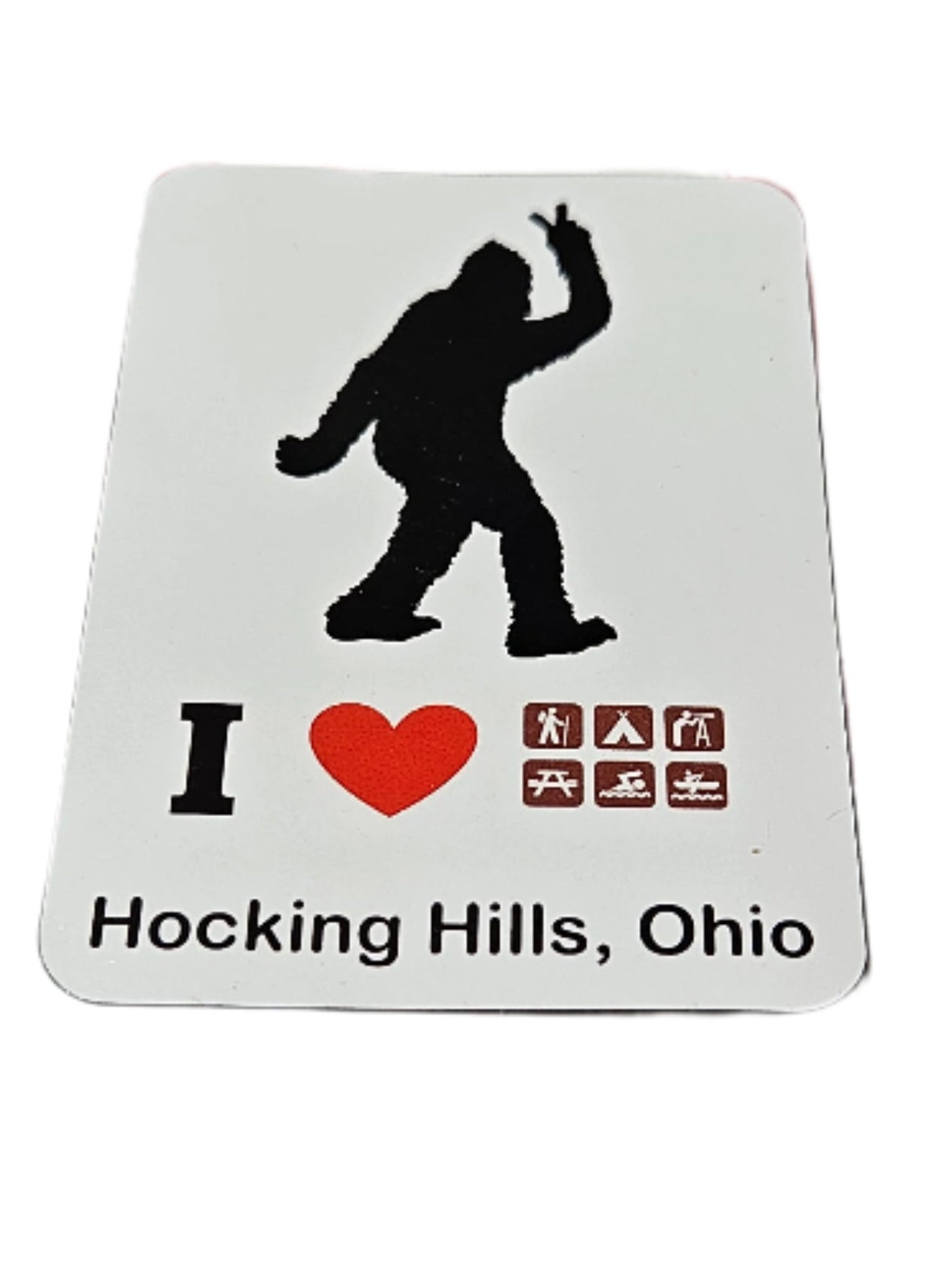 I Love The Hocking Hills Bumper Sticker