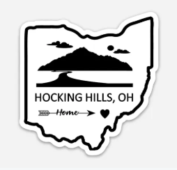 Hocking Hills Home Bumper Sticker