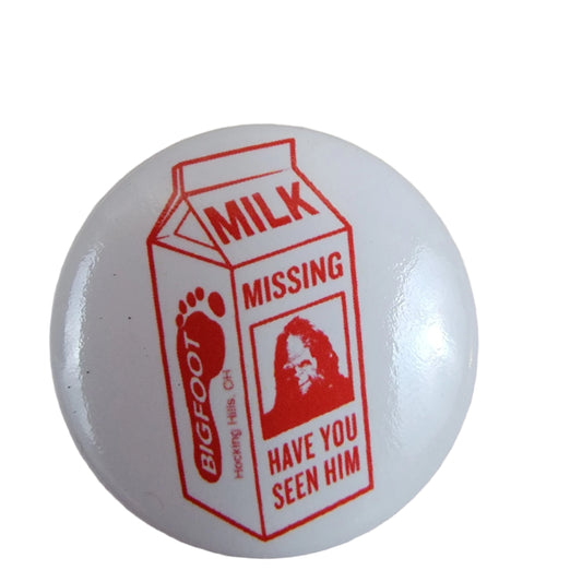 Big Foot Milk Carton Button