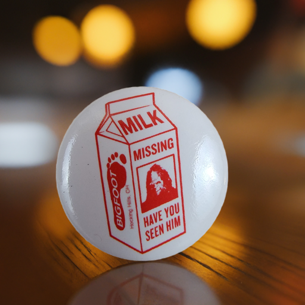 Big Foot Milk Carton Button