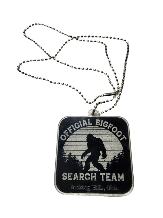 Bigfoot Search Team Charm Pendant