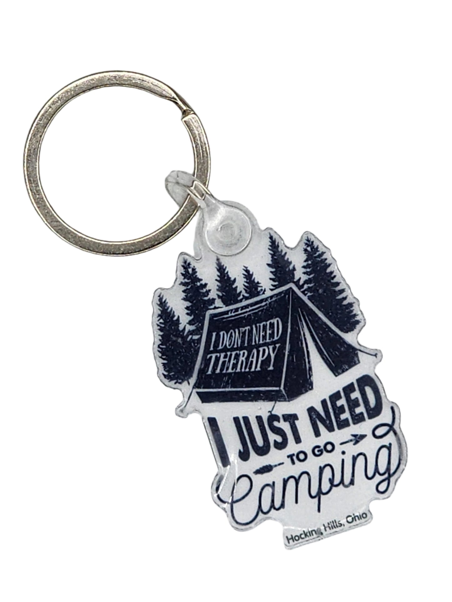 Camping Keychain Hocking Hills