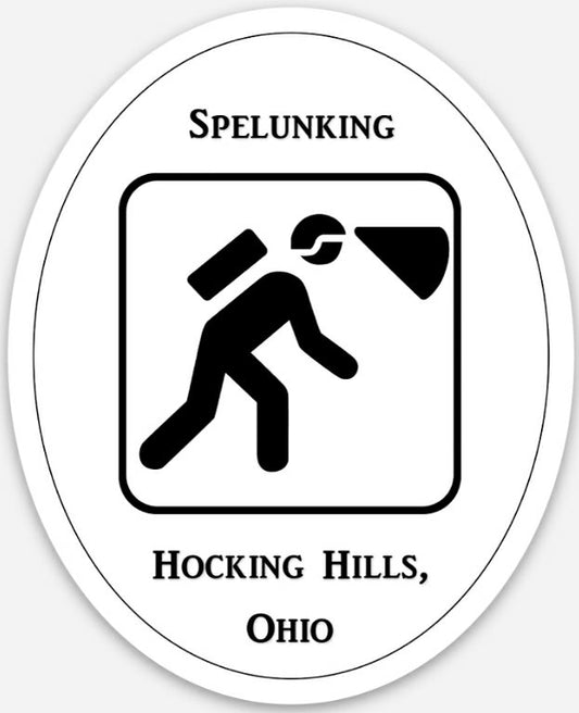 Spelunking Hocking Hills Bumper Sticker