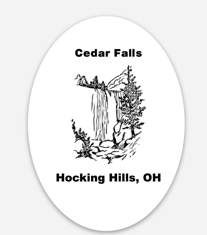 Cedar Falls Ohio Bumper Sticker