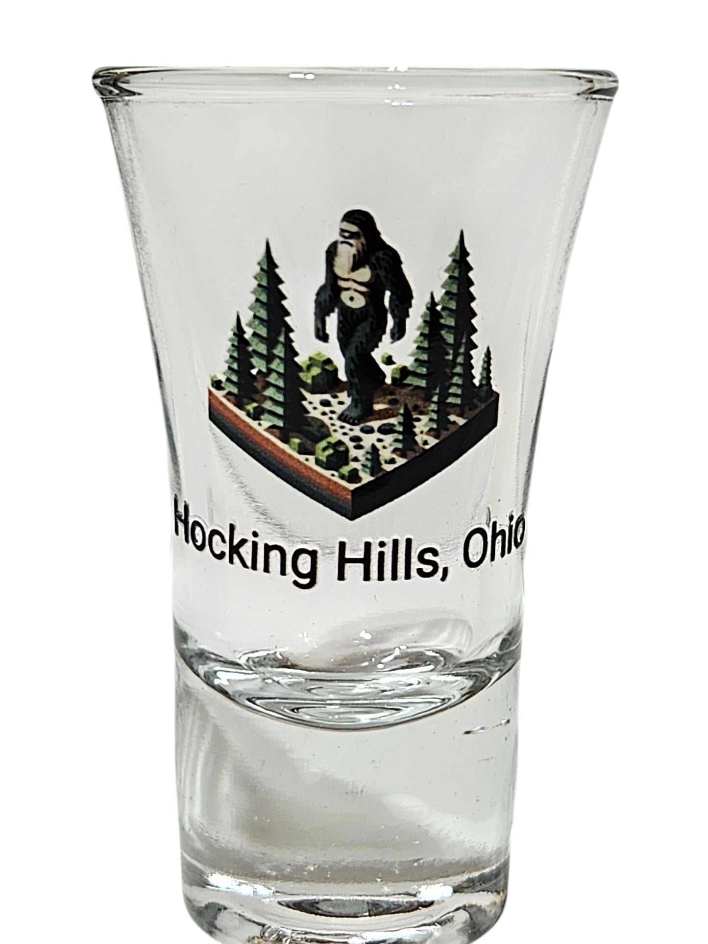 Hocking Hills Bigfoot Shot Glass