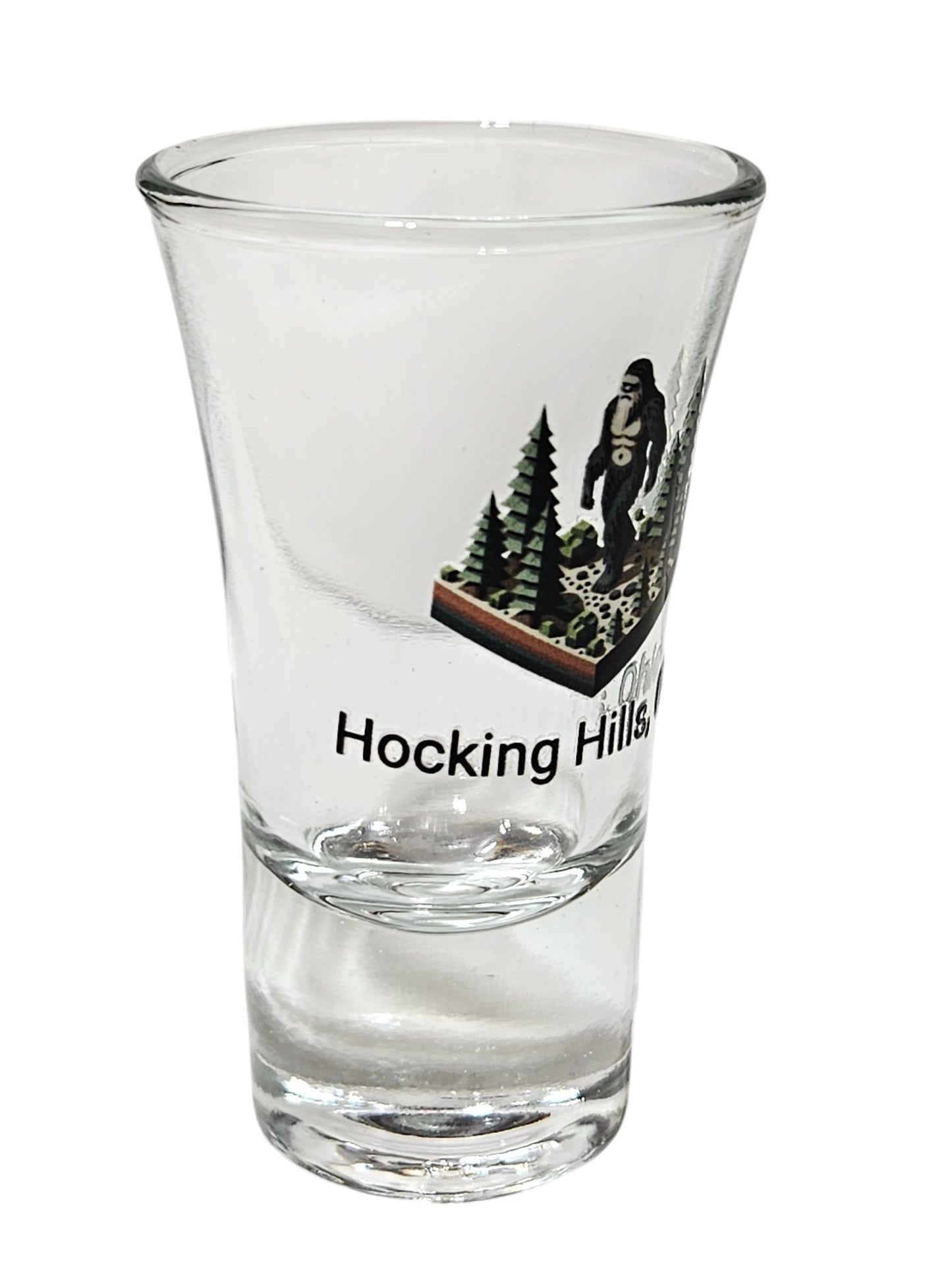 Hocking Hills Bigfoot Shot Glass